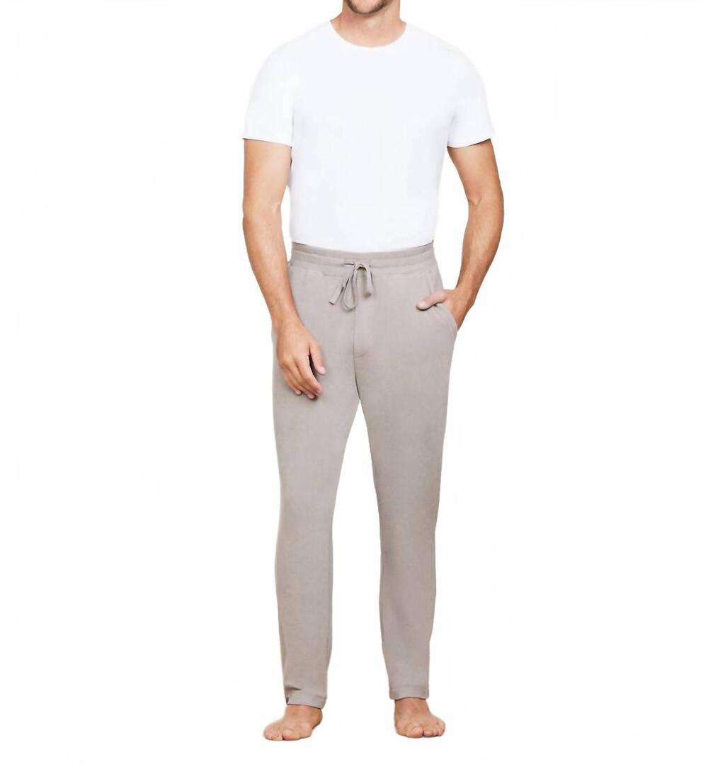 NEW BAREFOOT DREAMS brushed fleece pant in nickel